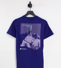 Темно-синяя футболка Berghaus Kanchenjunga – эксклюзивно для ASOS-Темно-синий