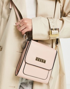 Розовая сумка через плечо Elle-Розовый цвет