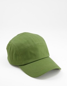 Хлопковая кепка цвета хаки SVNX-Зеленый цвет