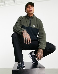 Флисовый топ зеленого и черного цвета на короткой молнии Element Abenaki-Зеленый цвет