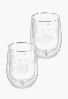 Набор стаканов Elan Gallery 350 мл Снежинки