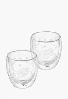 Набор стаканов Elan Gallery 250 мл Снежинки