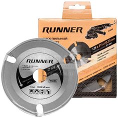 Диск пильный по дереву Runner 551125 для УШМ, 125 мм