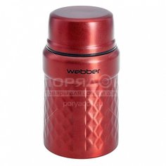 Термос из нержавеющей стали Webber SSW-0600/1N с широким горлом, 0.6 л