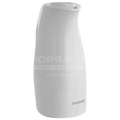 Термос пластиковый со стеклянной колбой Barouge ВТ-300, белый, 1 л
