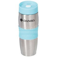 Термокружка Daniks SL-069-tiff, 380 мл, тиффани