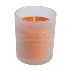 Свеча декоративная, 8.5х7 см, Корица в стакане ароматизированная Roura