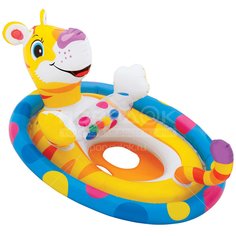 Круг надувной 76х58 см, Intex, Зверюшки, с сидением, от 3-4 лет, 59570NP