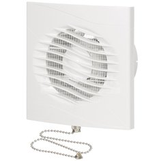 Вентилятор вытяжной настенный, выключатель, Виенто, установочный диаметр 100 мм, 13 Вт, 130 м3/час, Волна, В100СВ