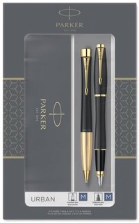 Подарочный набор Parker Urban Core FK200 (черно-золотистый)