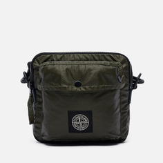 Сумка Stone Island Mussola Gommata Canvas Print, цвет оливковый