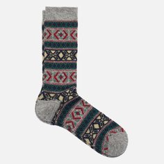 Носки Anonymous Ism Wool Jacquard Crew, цвет серый