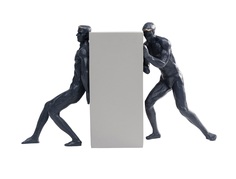 Статуэтка stonewall (kare) серый 38x23x10 см.