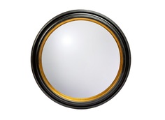 Зеркало декоративное настенное «джотто» (версия l) (fish-eye) (object desire) черный 4 см.