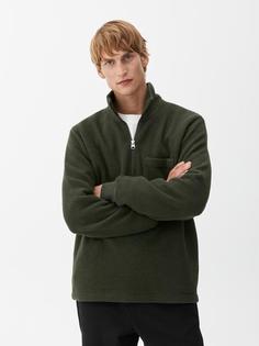 Флисовый джемпер с воротником на молнии Arket
