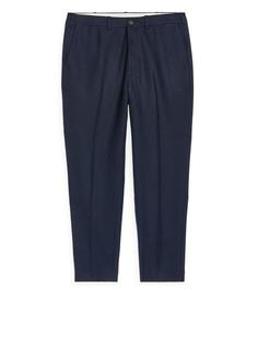 Брюки со средней посадкой из шерсти Arket