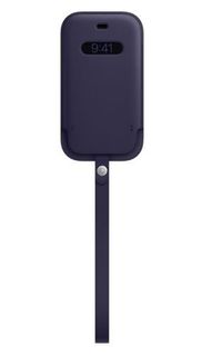 Чехол Apple Leather Sleeve with MagSafe MK093ZE/A для iPhone 12 mini, deep violet