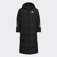 Удлиненный пуховик 3-Stripes adidas Sportswear