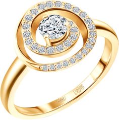 Золотые кольца Кольца ALROSA DIAMONDS 0E223123S