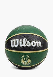 Мяч баскетбольный Wilson NBA TEAM TRIBUTE BSKT MIL BUCKS