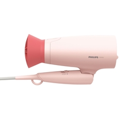 Набор для укладки волос: складной фен и выпрямитель Philips BHP398/00, розовый BHP398/00, розовый