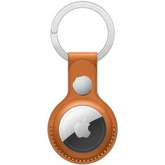 Умный брелок Apple AirTag Leather Key Ring Golden Brown (MMFA3ZM/A) AirTag Leather Key Ring Golden Brown (MMFA3ZM/A)