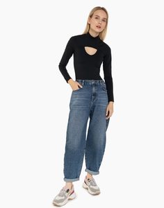 Свободные джинсы New Slouchy с высокой талией Gloria Jeans