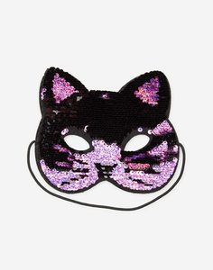 Карнавальная маска с пайетками "Котик" Gloria Jeans