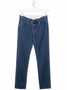 Stella McCartney Kids прямые джинсы средней посадки
