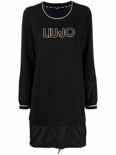 LIU JO платье-толстовка с вышитым логотипом