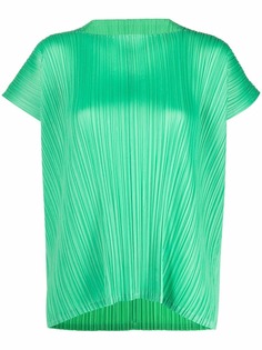 Pleats Please Issey Miyake плиссированная футболка