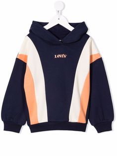 Levis Kids худи в стиле колор-блок с логотипом