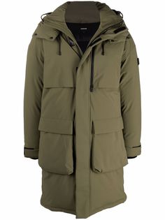 Mackage logo-patch feather-down padded coat