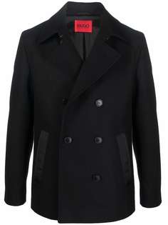 HUGO двубортное пальто
