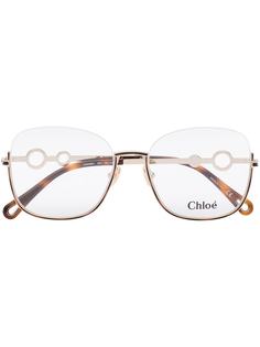 Chloé Eyewear очки Sofya в массивной оправе