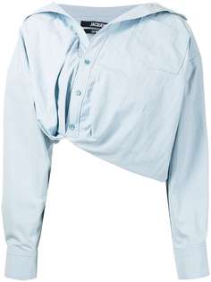 Jacquemus рубашка Mejean асимметричного кроя