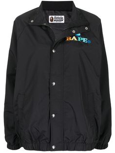 A BATHING APE® куртка с вышитым логотипом Bape