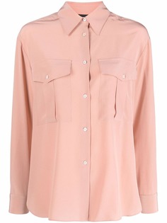 Aspesi шелковая рубашка с карманами