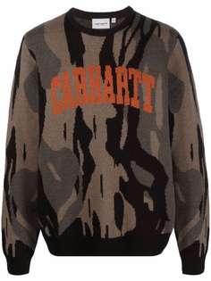 Carhartt WIP джемпер University Script с камуфляжным узором