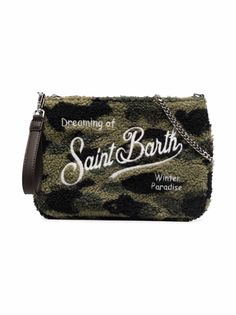 MC2 Saint Barth Kids клатч Parisienne с вышитым логотипом