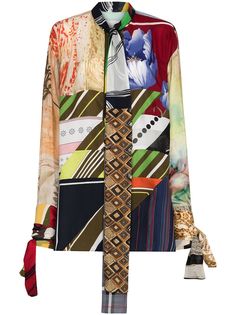 Conner Ives блузка Reconstituted