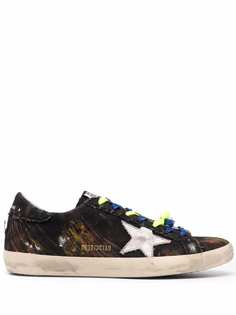Golden Goose кеды Super-Star с принтом