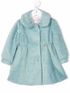 Miss Blumarine однобортная шуба из искусственного меха