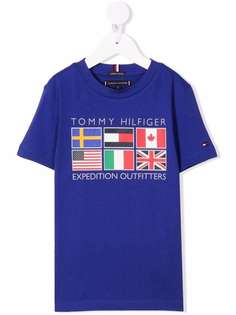 Tommy Hilfiger Junior футболка с принтом