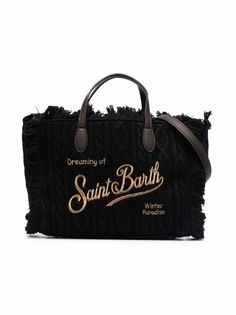 MC2 Saint Barth Kids сумка-тоут Colette с вышитым логотипом