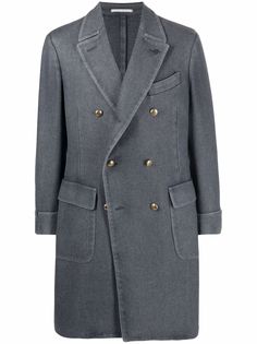 Gabriele Pasini двубортное пальто длины миди