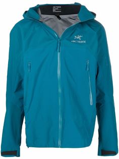 Arcteryx ветровка с капюшоном и вышивкой Arc'teryx