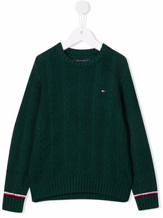 Tommy Hilfiger Junior джемпер фактурной вязки