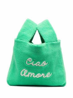 Giada Benincasa сумка-тоут Ciao Amore из шерпы