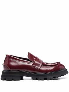 Alexander McQueen пенни-лоферы на массивной подошве